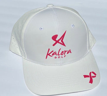 Kalora Breast Cancer Hat White / Pink